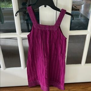 Shoshanna Purple Sleeveless Sundress with Square Neck🌿